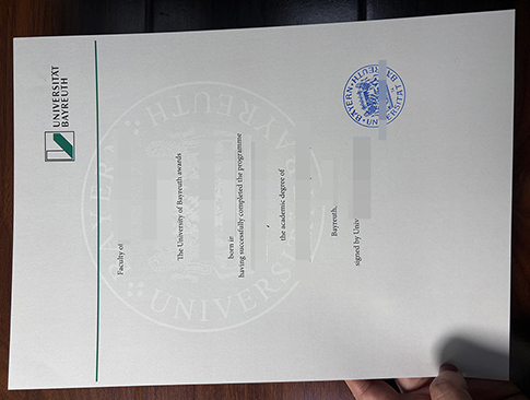 Universität Bayreuth Urkunde replacement