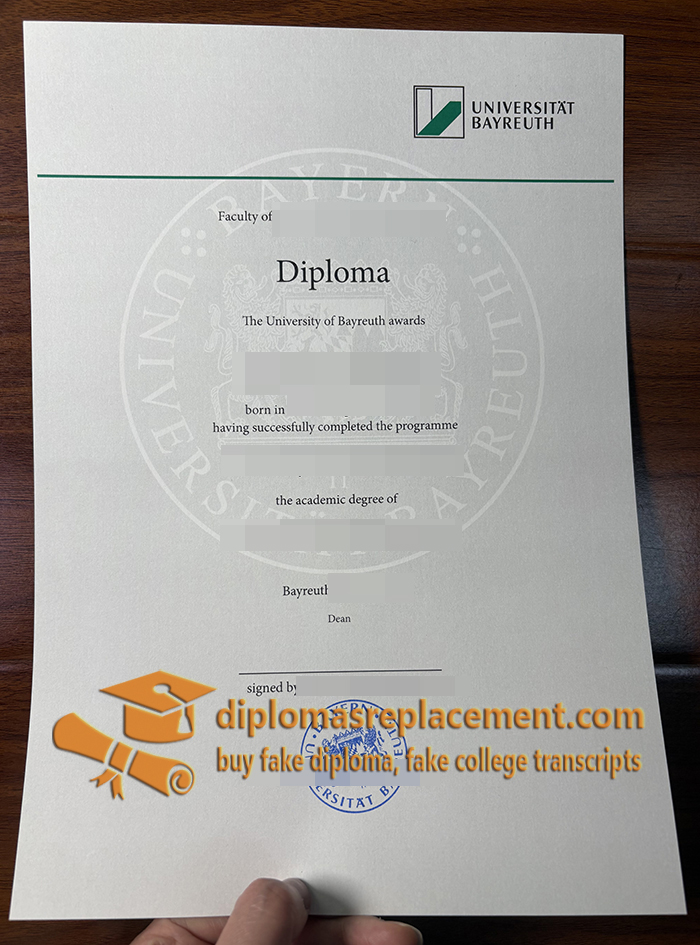 Universität Bayreuth diploma