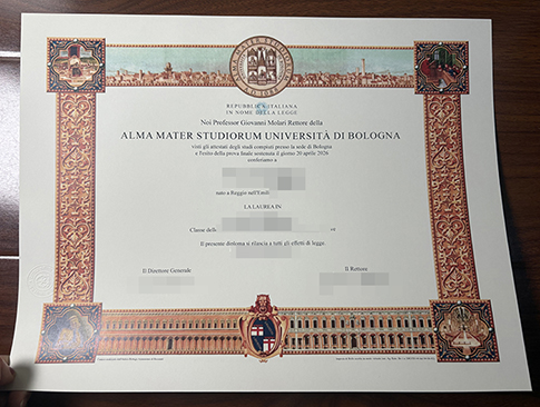 University of Bologna diploma-1