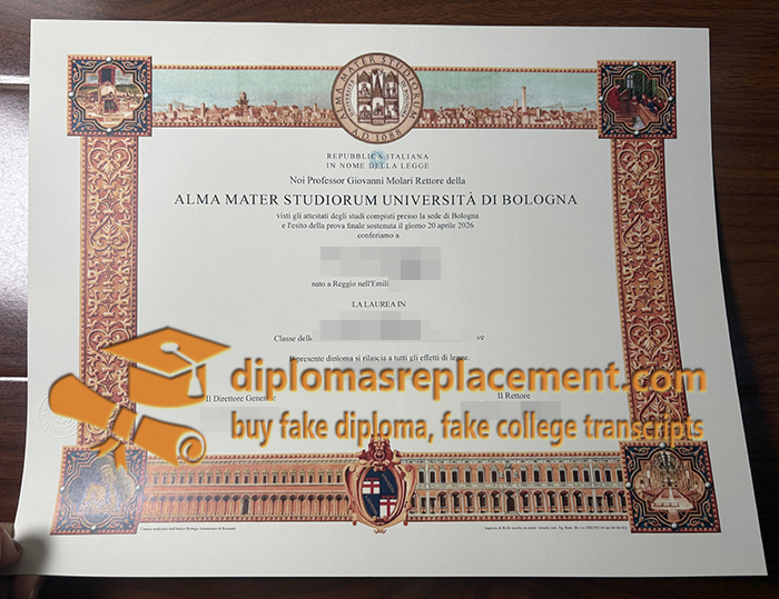 University of Bologna diploma