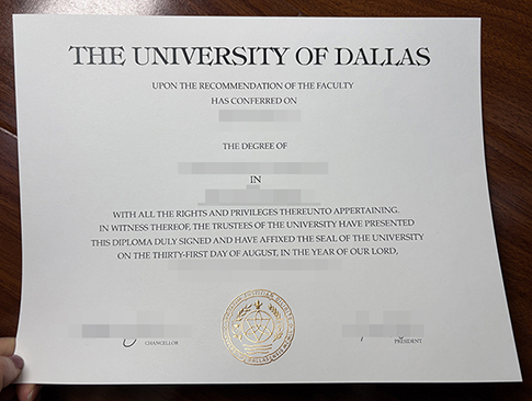University of Dallas degree-1