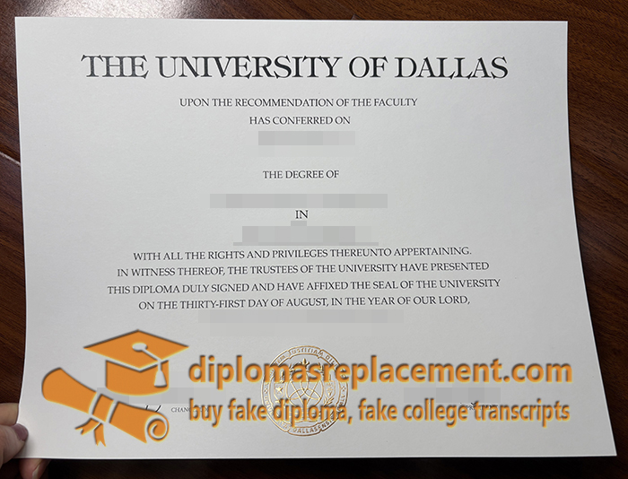 University of Dallas degree