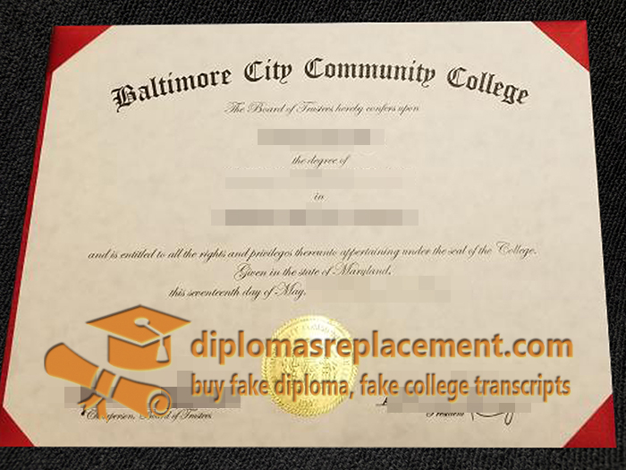 Baltimore City Community College degree