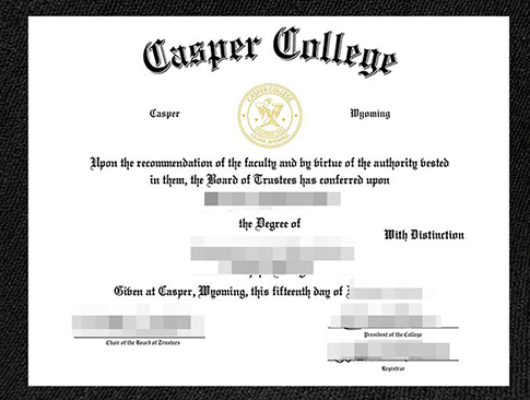Casper College degree replacement