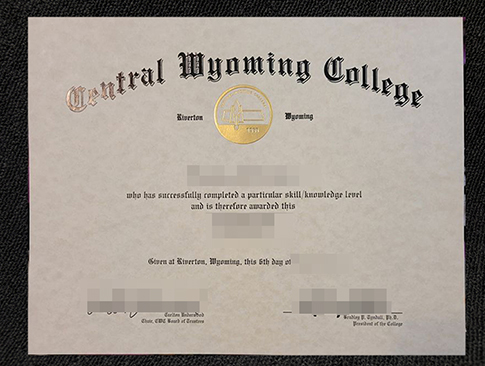 Central Wyoming College degree replacement