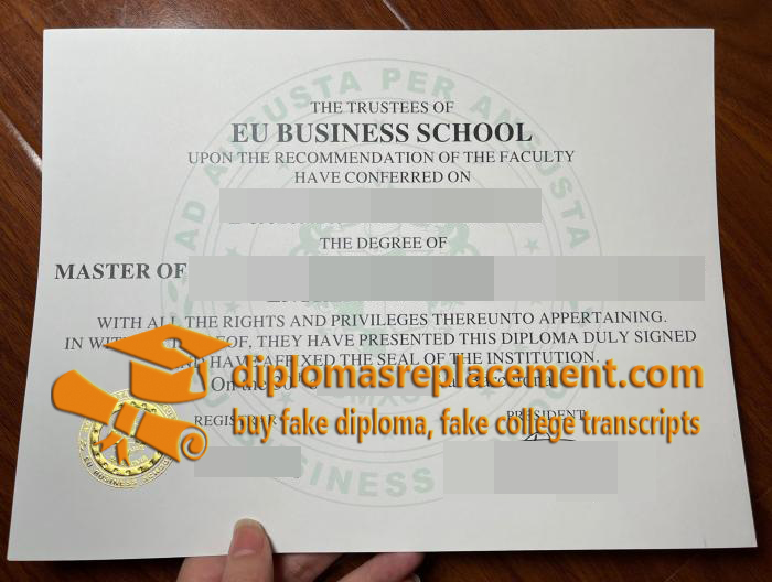 EU Business School degree
