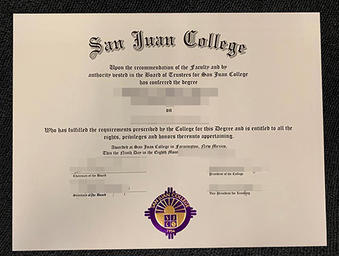San Juan College degree-1
