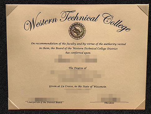 Western Technical College degree replacement